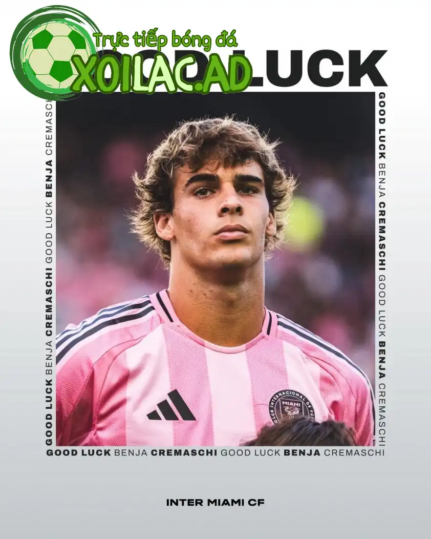 Benjamin Cremaschi chia tay Inter Miami để đến Parma (Ảnh: Trang chủ CLB).