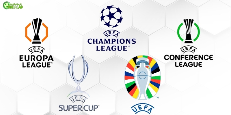 Các giải đấu chính mà UEFA quản lý quà tổ chức